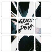 Магнитные фотопазлы 50 на 50 набор 9 штук 