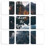 Магнитные фотопазлы 50 на 50 набор 9 штук 