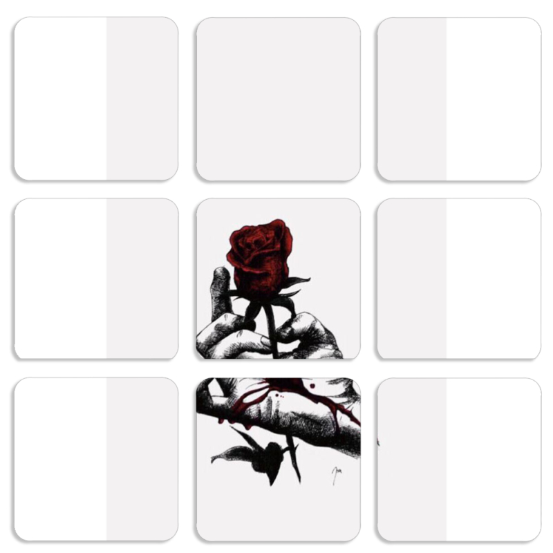 Магнитные фотопазлы 50 на 50 набор 9 штук 