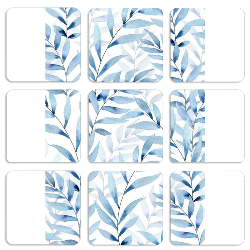 Магнитные фотопазлы 50 на 50 набор 9 штук 