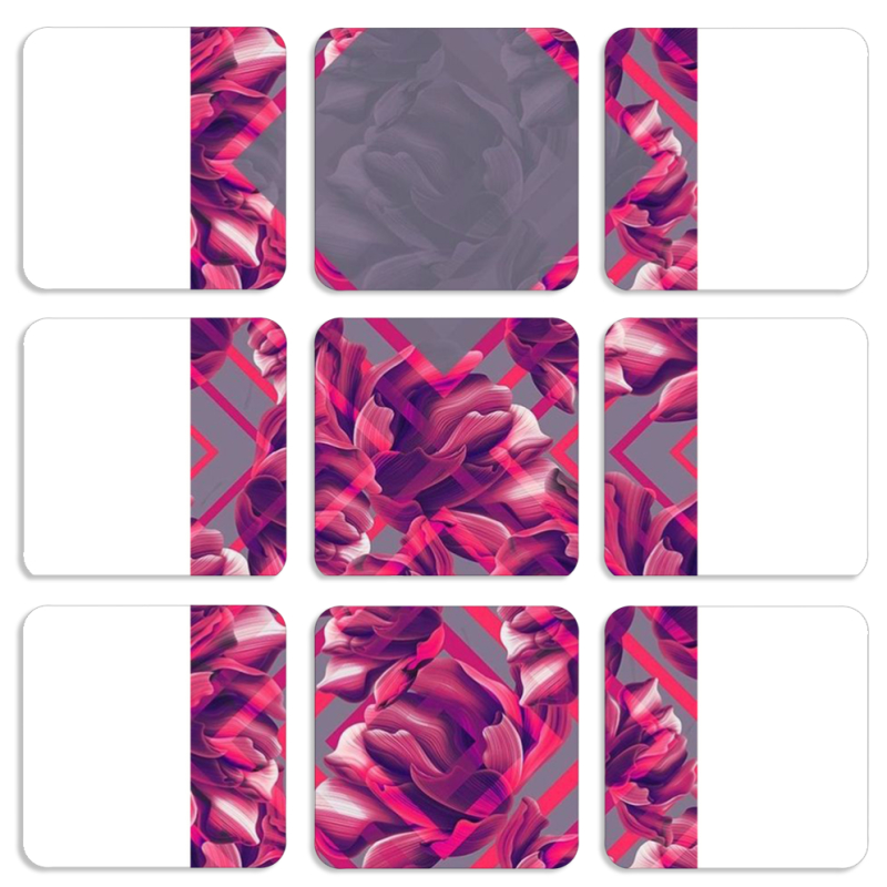 Магнитные фотопазлы 50 на 50 набор 9 штук 