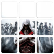 Магнитные фотопазлы 50 на 50 набор 9 штук Assassins Creed 3