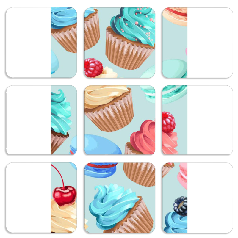 Магнитные фотопазлы 50 на 50 набор 9 штук 