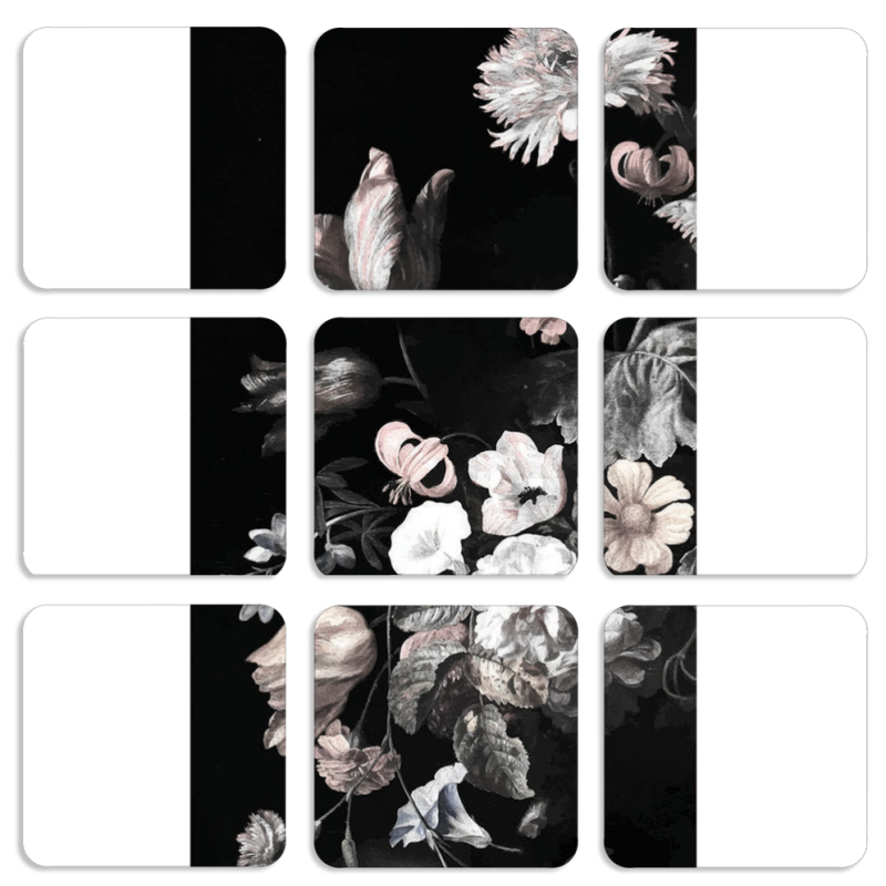 Магнитные фотопазлы 50 на 50 набор 9 штук 