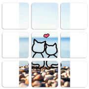 Магнитные фотопазлы 50 на 50 набор 9 штук 