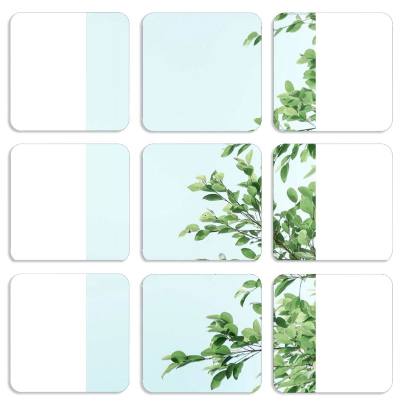 Магнитные фотопазлы 50 на 50 набор 9 штук 