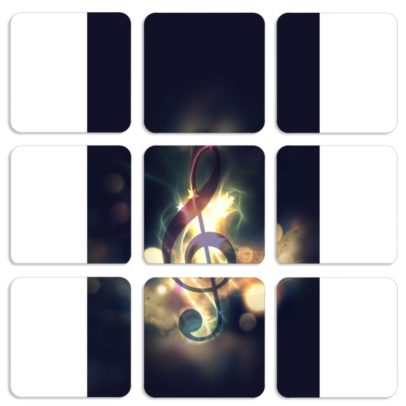 Магнитные фотопазлы 50 на 50 набор 9 штук 