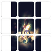 Магнитные фотопазлы 50 на 50 набор 9 штук 