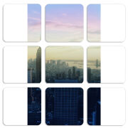 Магнитные фотопазлы 50 на 50 набор 9 штук 