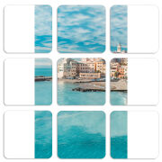 Магнитные фотопазлы 50 на 50 набор 9 штук Seaside