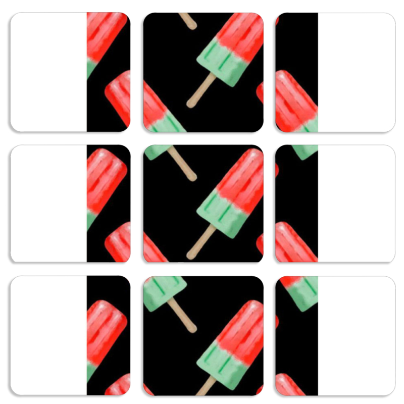 Магнитные фотопазлы 50 на 50 набор 9 штук 