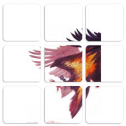 Магнитные фотопазлы 50 на 50 набор 9 штук 