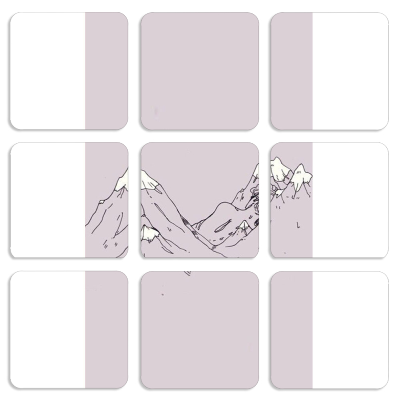 Магнитные фотопазлы 50 на 50 набор 9 штук 