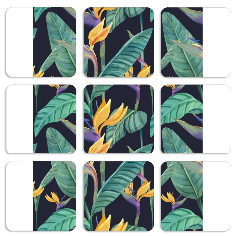 Магнитные фотопазлы 50 на 50 набор 9 штук 