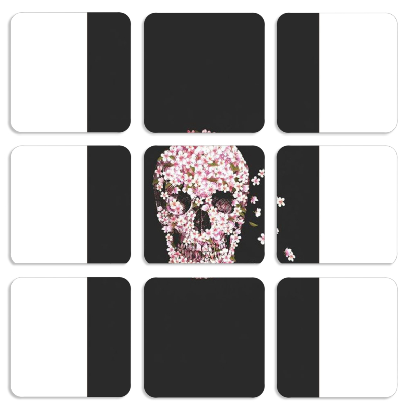 Магнитные фотопазлы 50 на 50 набор 9 штук 