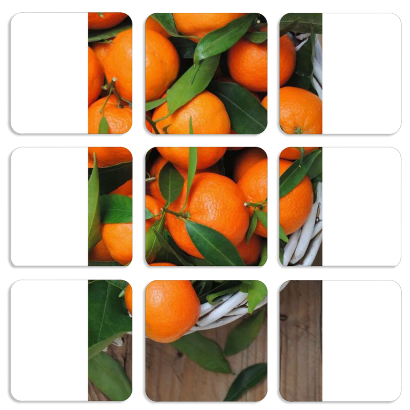 Магнитные фотопазлы 50 на 50 набор 9 штук 