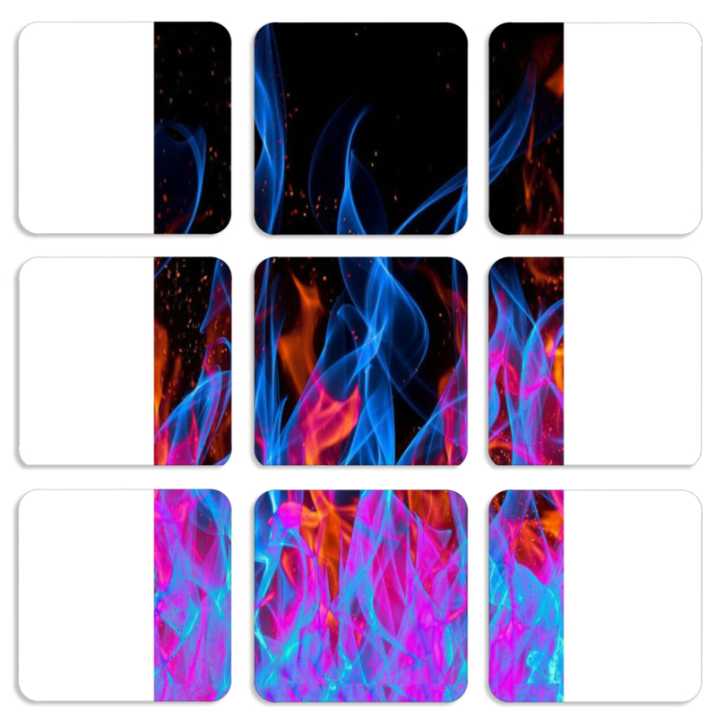 Магнитные фотопазлы 50 на 50 набор 9 штук 