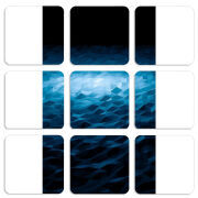 Магнитные фотопазлы 50 на 50 набор 9 штук 