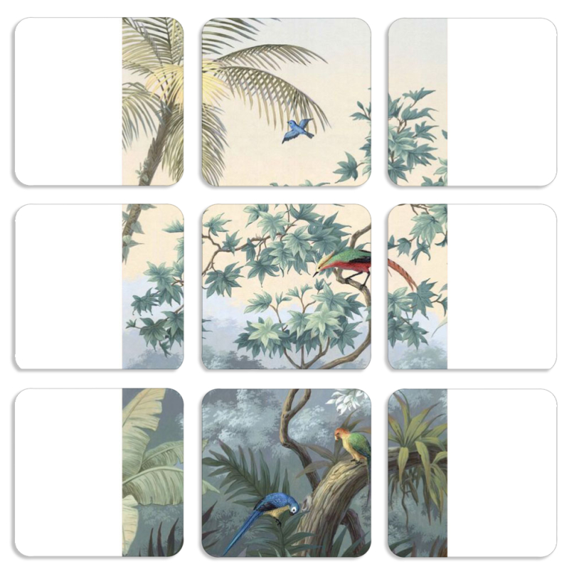 Магнитные фотопазлы 50 на 50 набор 9 штук 