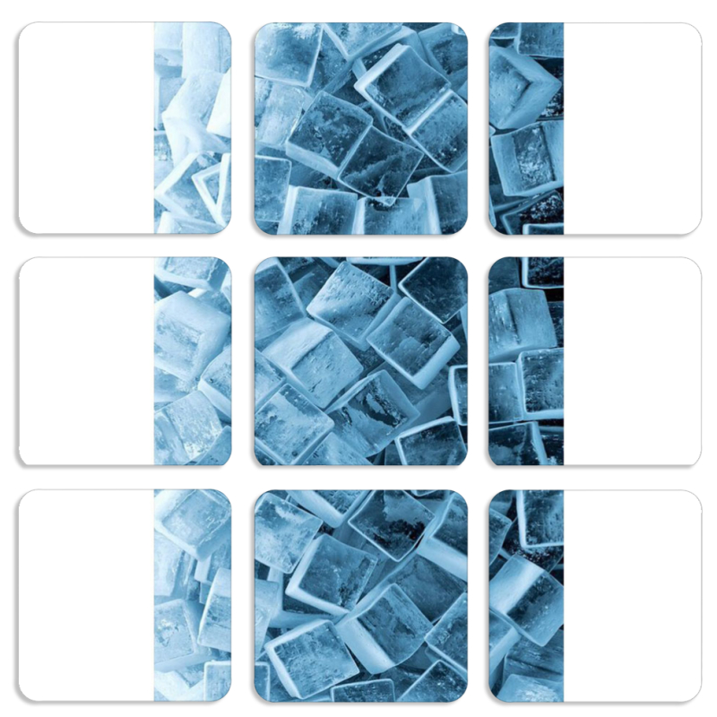 Магнитные фотопазлы 50 на 50 набор 9 штук 