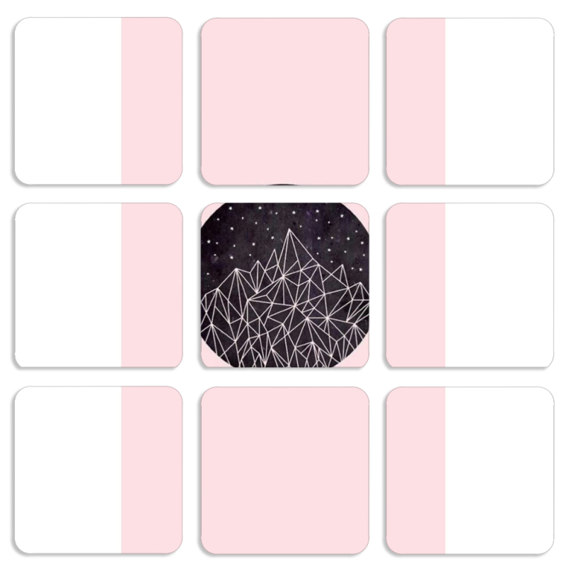 Магнитные фотопазлы 50 на 50 набор 9 штук 