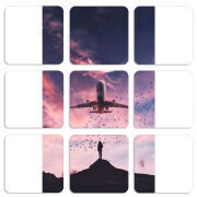 Магнитные фотопазлы 50 на 50 набор 9 штук 