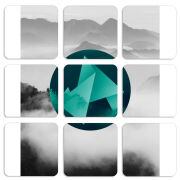 Магнитные фотопазлы 50 на 50 набор 9 штук 