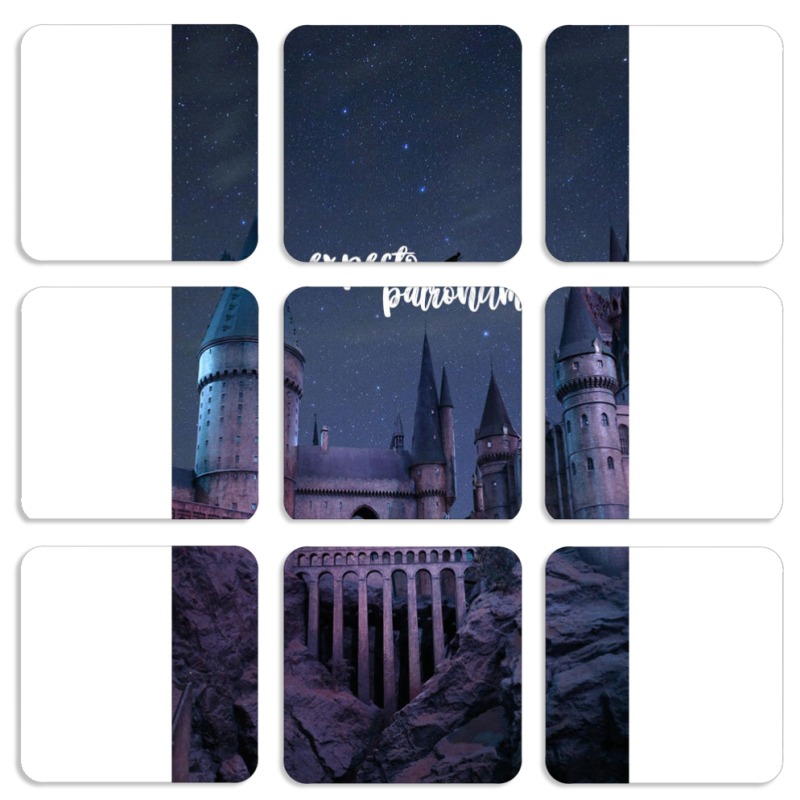 Магнитные фотопазлы 50 на 50 набор 9 штук 