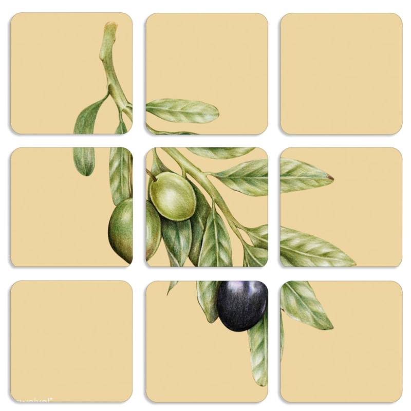 Магнитные фотопазлы 50 на 50 набор 9 штук 