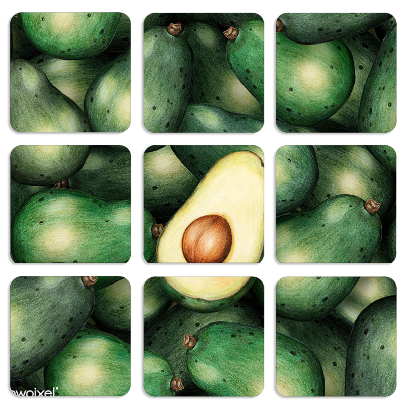 Магнитные фотопазлы 50 на 50 набор 9 штук 