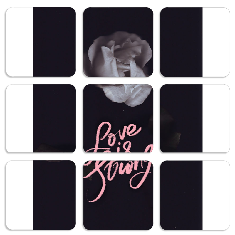 Магнитные фотопазлы 50 на 50 набор 9 штук 