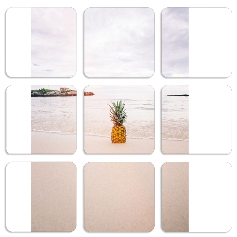 Магнитные фотопазлы 50 на 50 набор 9 штук 