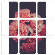 Магнитные фотопазлы 50 на 50 набор 9 штук 