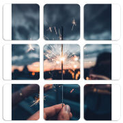 Магнитные фотопазлы 50 на 50 набор 9 штук 