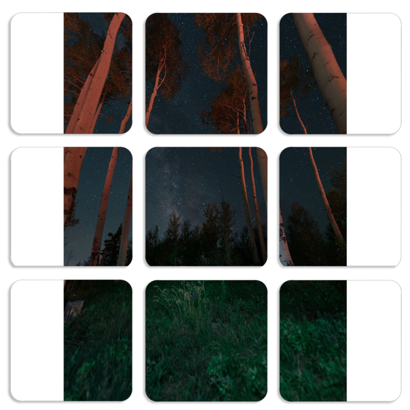 Магнитные фотопазлы 50 на 50 набор 9 штук 