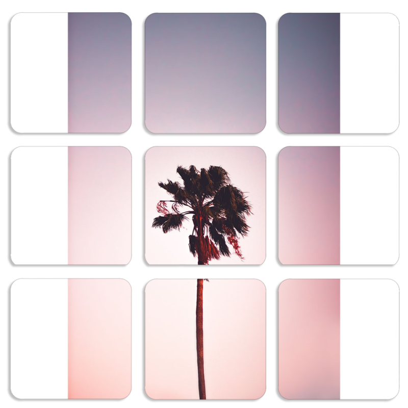 Магнитные фотопазлы 50 на 50 набор 9 штук 