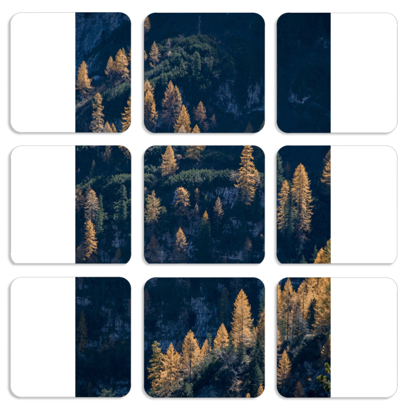 Магнитные фотопазлы 50 на 50 набор 9 штук 