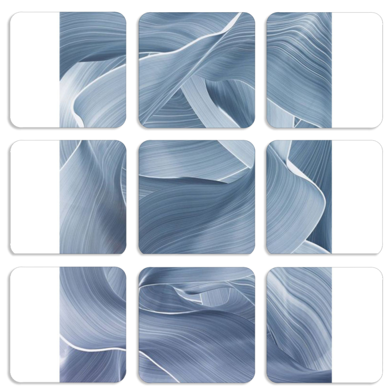 Магнитные фотопазлы 50 на 50 набор 9 штук 