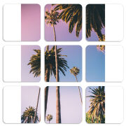 Магнитные фотопазлы 50 на 50 набор 9 штук 