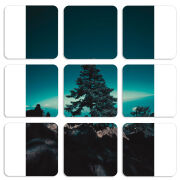 Магнитные фотопазлы 50 на 50 набор 9 штук 