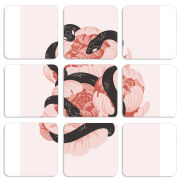 Магнитные фотопазлы 50 на 50 набор 9 штук 