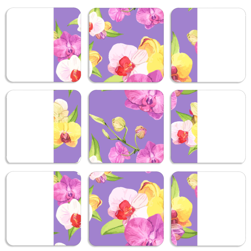 Магнитные фотопазлы 50 на 50 набор 9 штук 