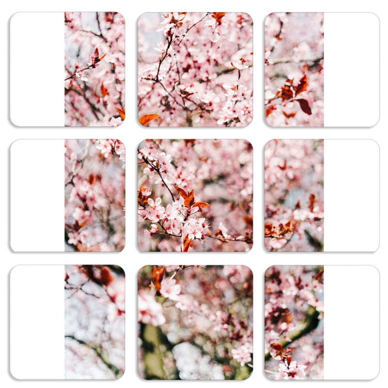 Магнитные фотопазлы 50 на 50 набор 9 штук 