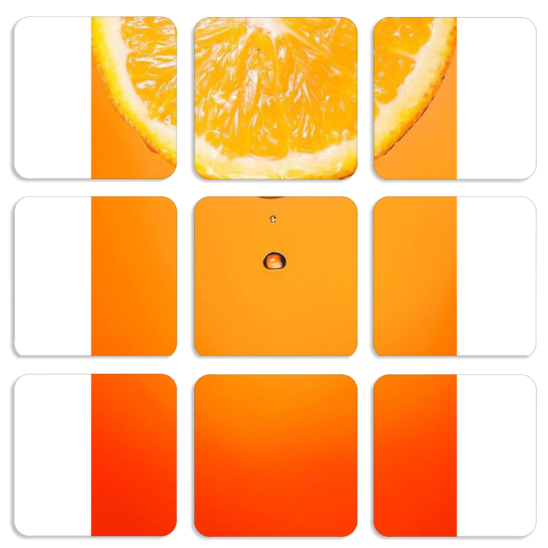 Магнитные фотопазлы 50 на 50 набор 9 штук 