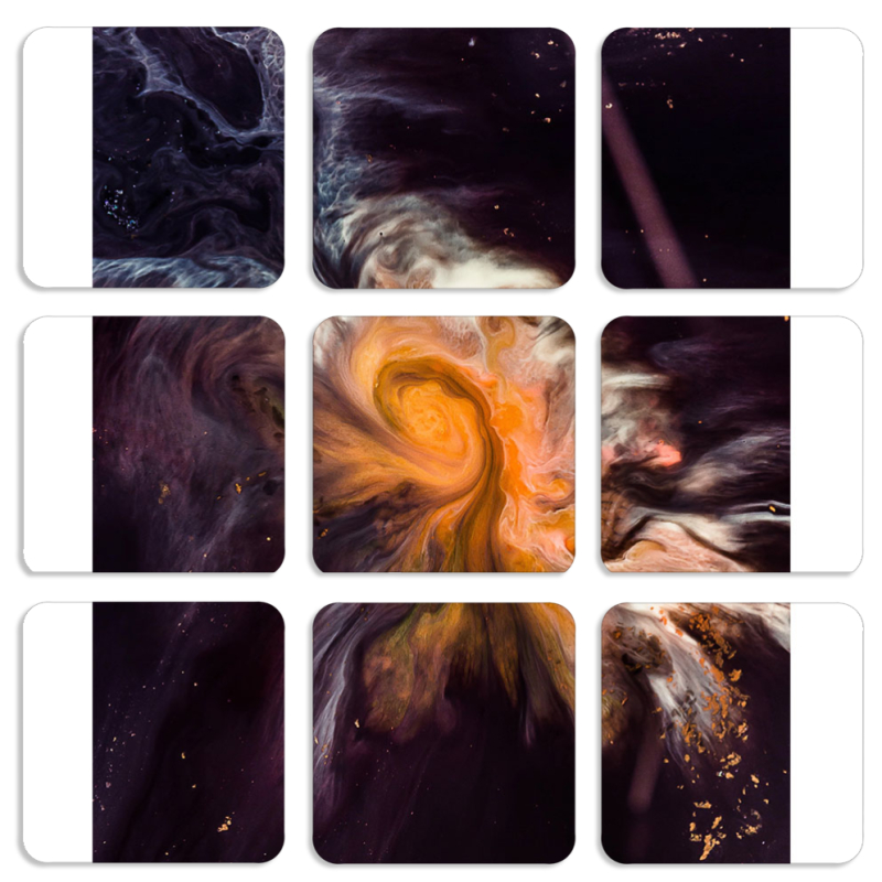 Магнитные фотопазлы 50 на 50 набор 9 штук 