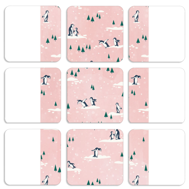 Магнитные фотопазлы 50 на 50 набор 9 штук 