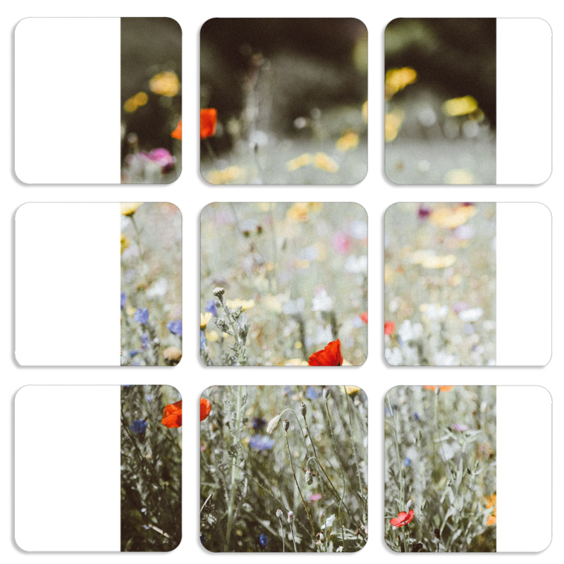 Магнитные фотопазлы 50 на 50 набор 9 штук 