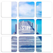 Магнитные фотопазлы 50 на 50 набор 9 штук 