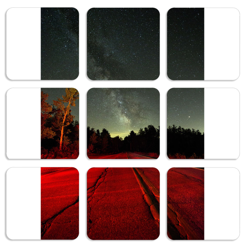 Магнитные фотопазлы 50 на 50 набор 9 штук 