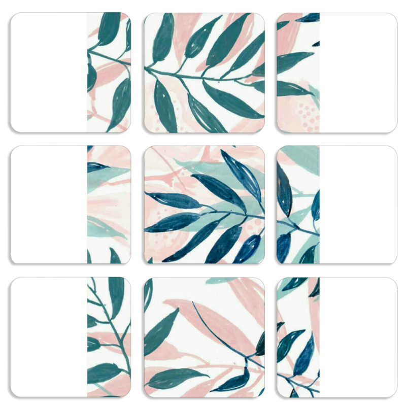 Магнитные фотопазлы 50 на 50 набор 9 штук 